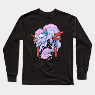 Torii gate dragon Long Sleeve T-Shirt